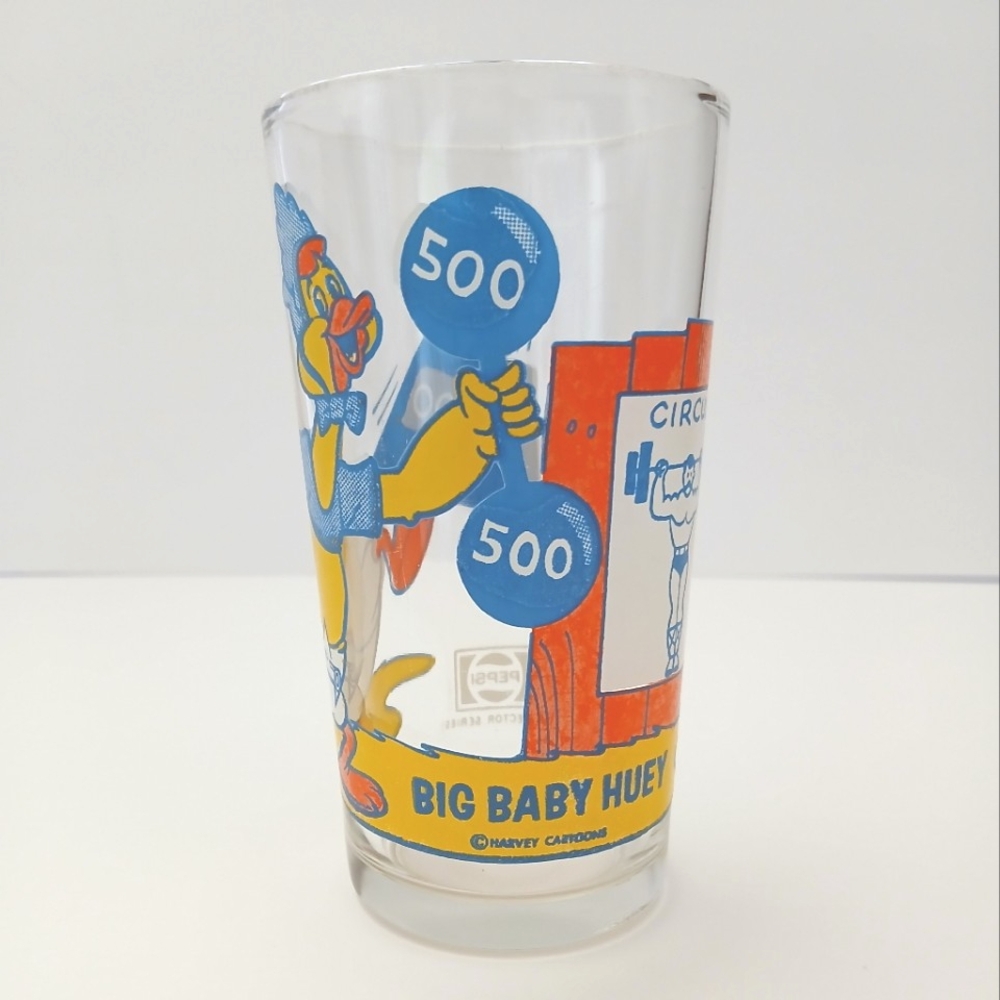 1970s Pepsi Big Baby Huey glass